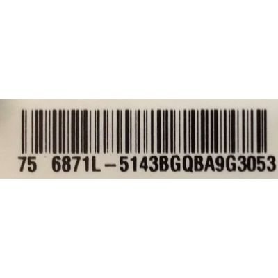 T-CON PARA TV SONY ORIGINAL / NUMERO DE PARTE 6871L-5143B / 6870C-0728A / 5143B / LC750EQK-SKA1 / SUSTITUTA 6871L-5143A / PANEL S750QF58 V8 / DISPLAY LC750EQL (SK)(A1) / MODELO XBR-75X850E / XBR75X850E - Imagen 3